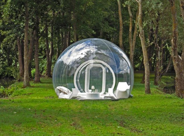 Floating in a bubble – enjoy camping under the stars in your own bio-dome