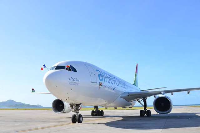 Air Seychelles business class and cabin crew service voted best in the Indian Ocean - World Travel Awards 2014