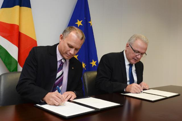 Les Seychelles reçoivent l’appui financier de l’EU pour lutter contre le changement climatique.