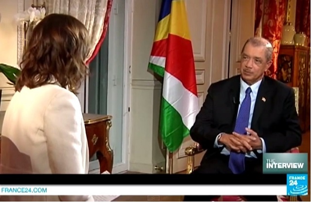 ‘The world must do something’ about climate change, says Seychelles President to France 24