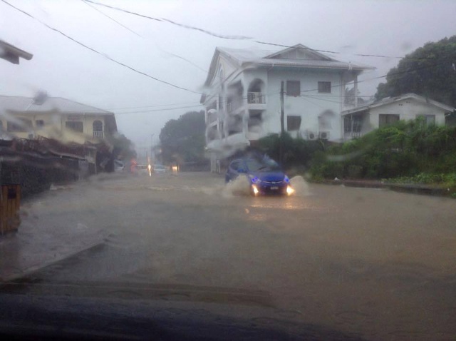 A shaky start to 2015 as heavy rain hits Seychelles capital