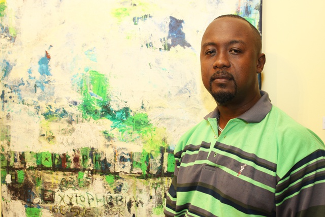 Artist Jude Ally makes an abstract statement at Alliance Française solo exhibition