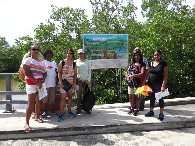 Mauritian exchange students in Seychelles witness climate change adaptation in action