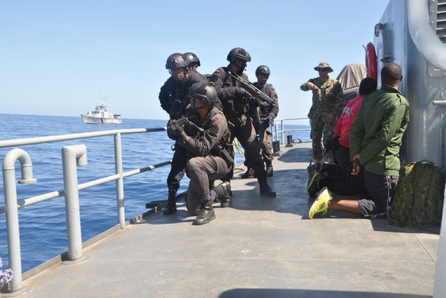 Seychelles military returns from regional Cutlass Express maritime training session