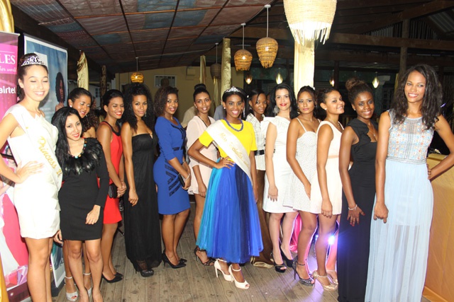 Les finalistes du concours Miss Seychelles 2015, dévoilées à la presse