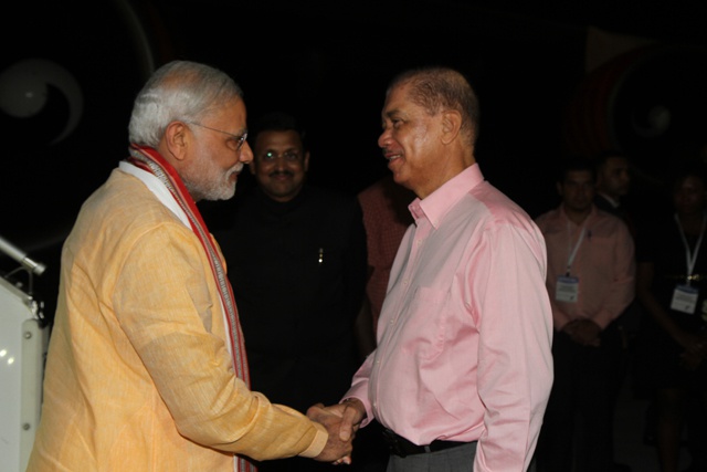 Indian Prime Minister Narendra Modi begins Indian Ocean tour in Seychelles