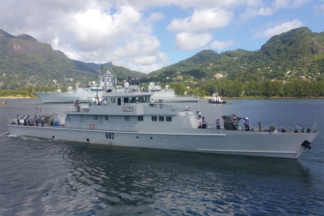 Seychelles defence forces investigate "controlled substance" seizure onboard Coast Guard vessel