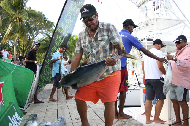 Tight competition as Seychelles anglers bring in record 14 slams in SSFC-Heineken tournament