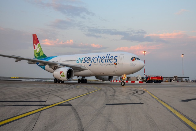 Now only 10 hours away: first Air Seychelles nonstop flight touches down in Paris