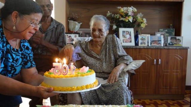 Seychelles centenarian still going strong: Marguerite Hoareau turns 105