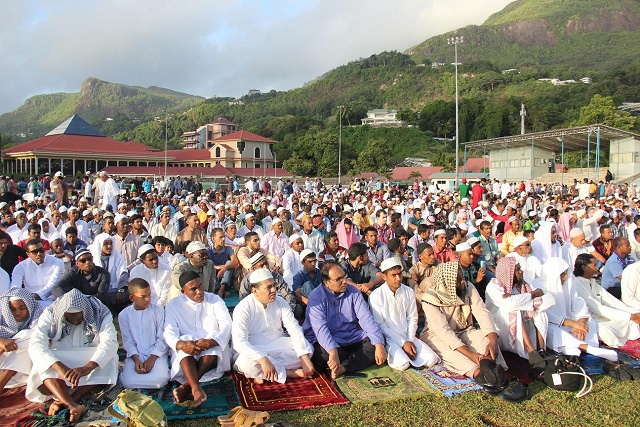 Un message de compréhension et de tolérance adressé à la communauté musulmane des Seychelles lors de la célébration de l'Aïd al-Fitr