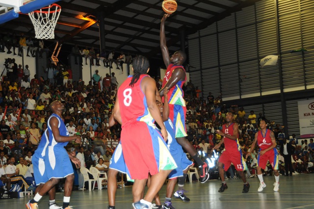 Les stars du basket-ball des Seychelles, prêts à aider le pays à défendre son titre lors des 9e JIOI de la Réunion.