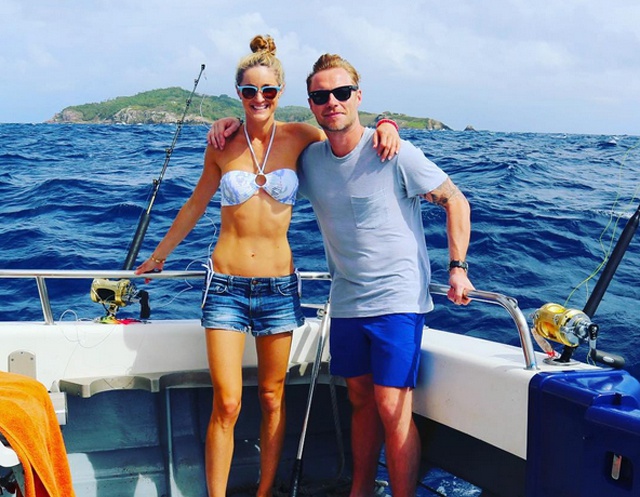 Honeymoon-zone: boyband star Ronan Keating whisks new wife to Seychelles… for a spot of fishing!