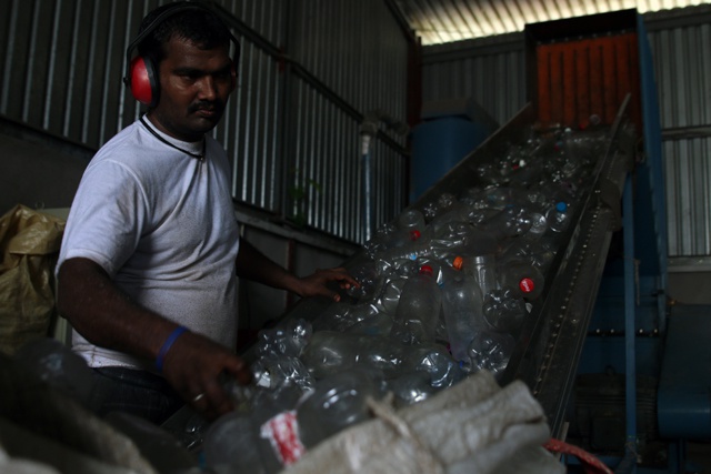 Seychelles company exports millions of shredded PET bottles to reduce the islands’ solid waste