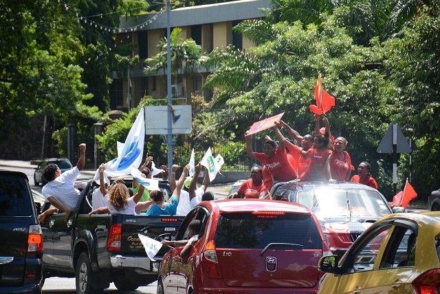 First-round results of presidential election in Seychelles celebrated in spite of looming run-off - the two top contenders say they are ready for the second round