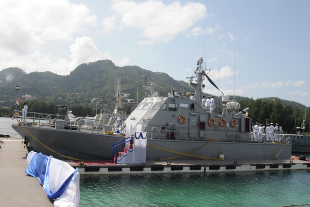 Speedy boat from India boosts Seychelles’ Coast Guard