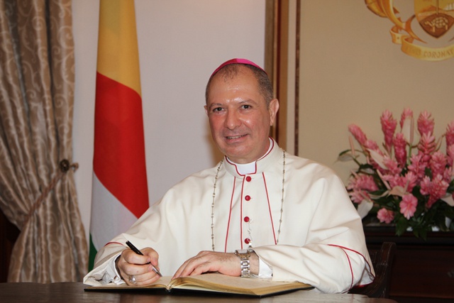 Newly accredited Vatican ambassador is keen on promoting Seychelles-Holy See relations