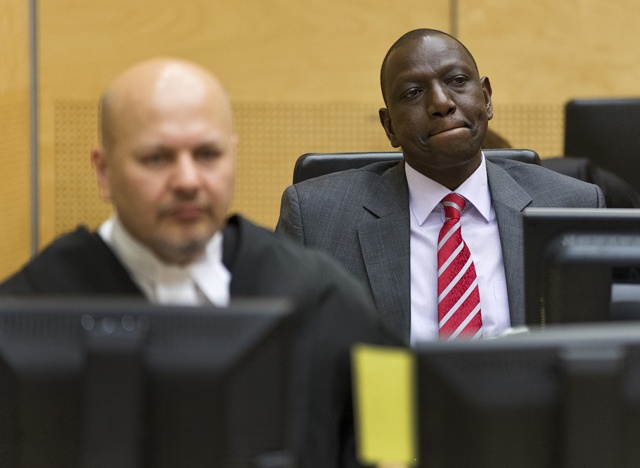War crimes judges drop charges in Kenya Ruto case