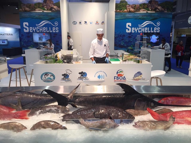 Fish of Seychelles impress visitors at Belgium’s Seafood Expo
