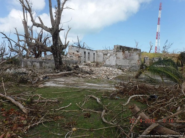 Le cyclone Fantala qui a frappé l’île de Farquhar aux Seychelles laisse une facture de 4,5 millions de US$ de dommages