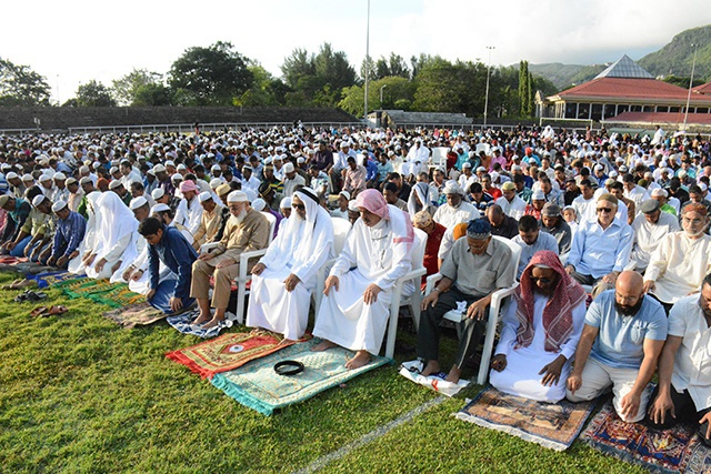 ‘Peace is a great blessing,’ says Muslim leader as Seychelles' Islamic community celebrate Eid-ul-Fitr