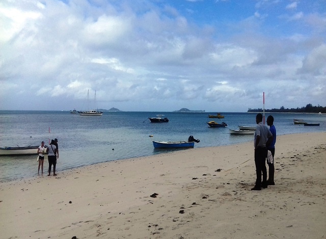 Le GPS utilisé dans l’étude de l’érosion des plages aux Seychelles