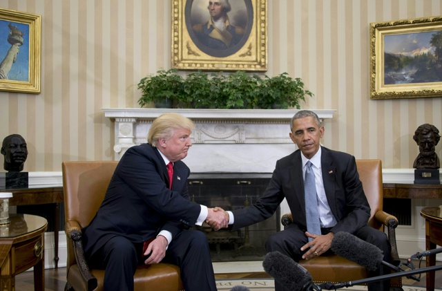 Obama, Trump hold 'excellent' White House talks