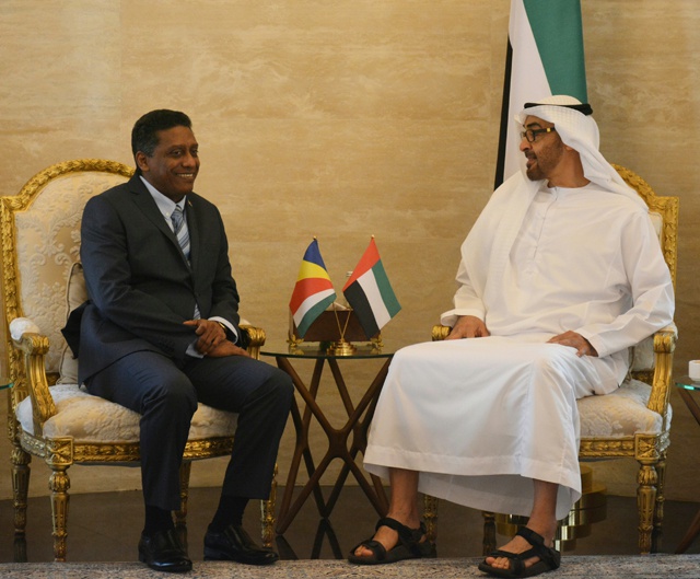 Seychelles-Abu Dhabi development, relations discussed on President's visit
