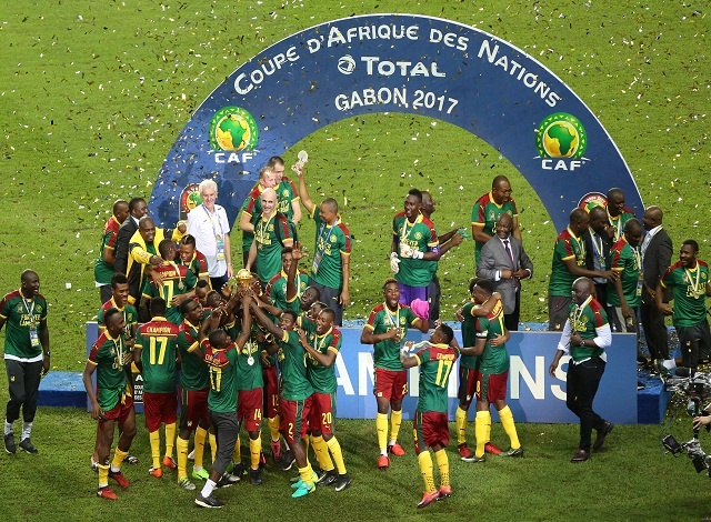 Football: Cameroon toast unlikely triumph and look to future