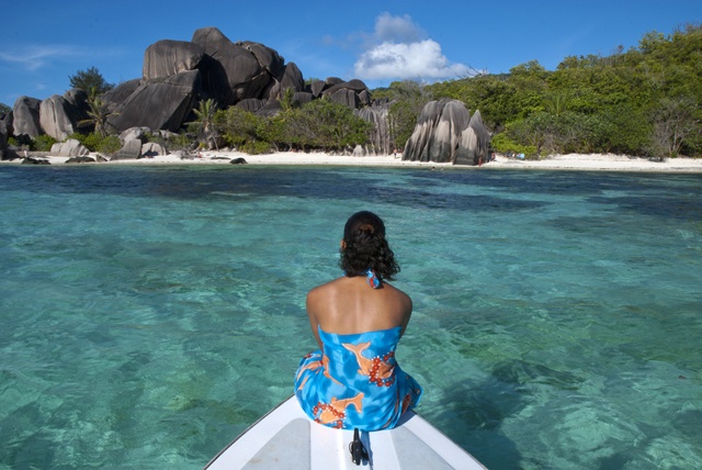 Beautiful beach in Seychelles highlighted by National Geographic Traveler