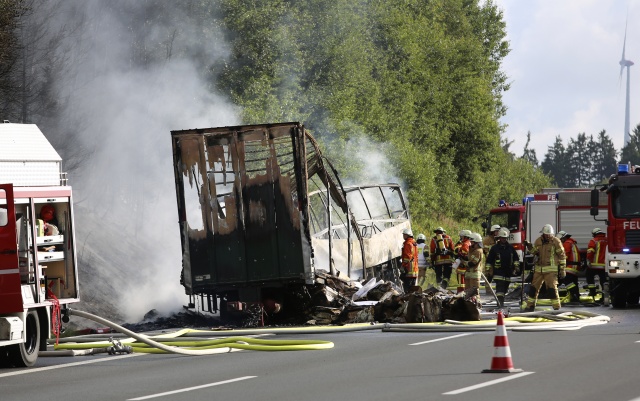 Germany bus accident leaves up to 18 feared dead