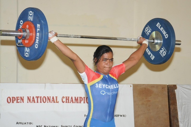 Seychellois weightlifter Clementina Agricole, African championship gold medallist, targets Commonwealth Games