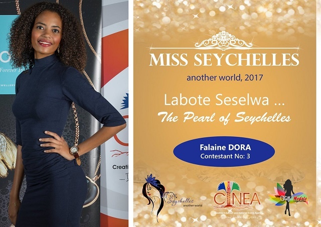 Miss Seychelles contestant Falaine Dora wants to help her community fight drugs