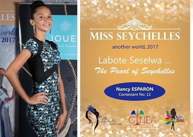 Miss Seychelles contestant Nancy Esparon has a passion for working with young people
