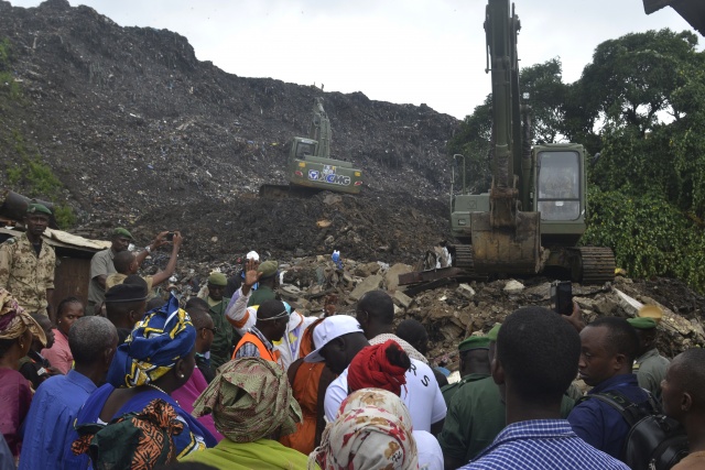 Eight killed in Guinea in rubbish dump landslide