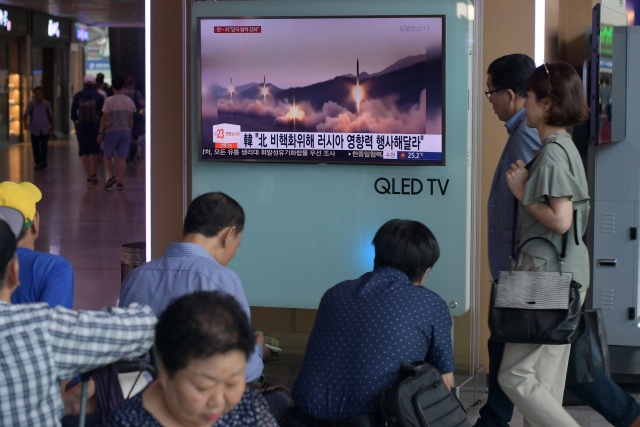 North Korea fires short-range missiles: US military