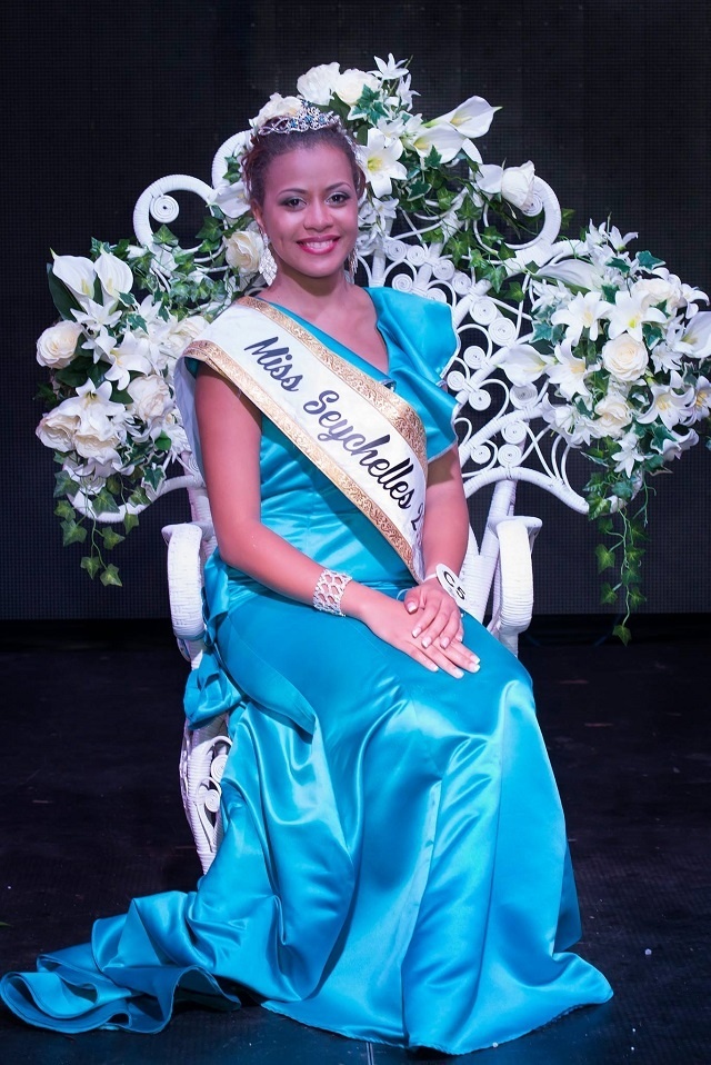 Hilary Joubert couronnée Miss Seychelles another World 2017