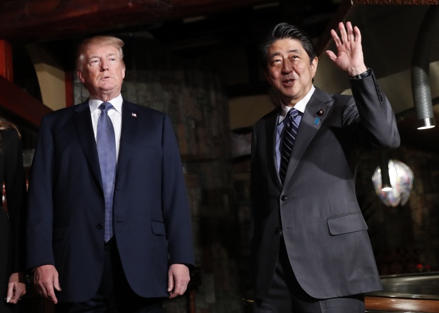 Trump opens door to N. Korea talks as Asia trip begins in earnest