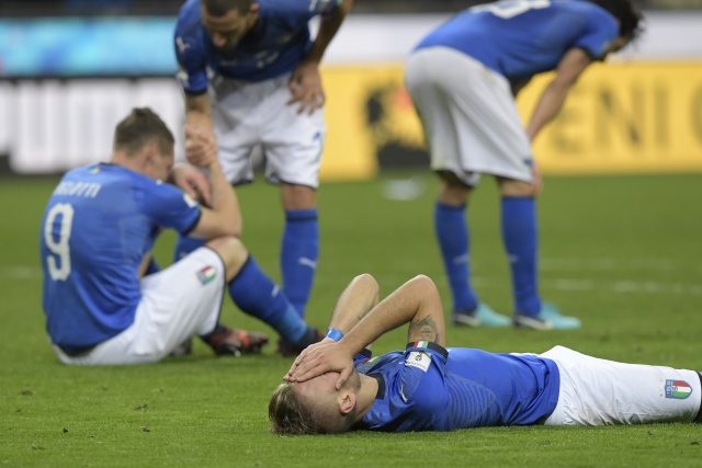 'It's over' - dismay, disbelief as Italy miss World Cup