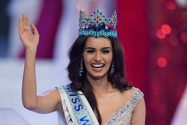 Une Indienne couronnée Miss Monde