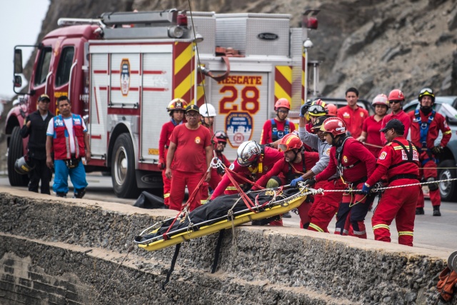 Fifty bodies recovered from horrific Peru bus crash