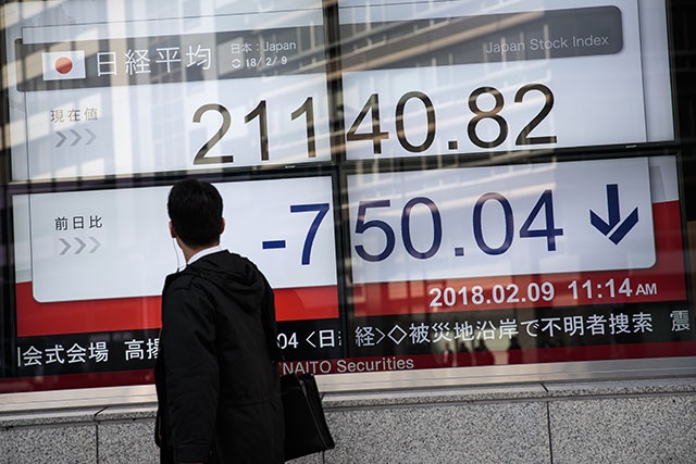Tokyo's Nikkei index drops 2.3%, extending global slump