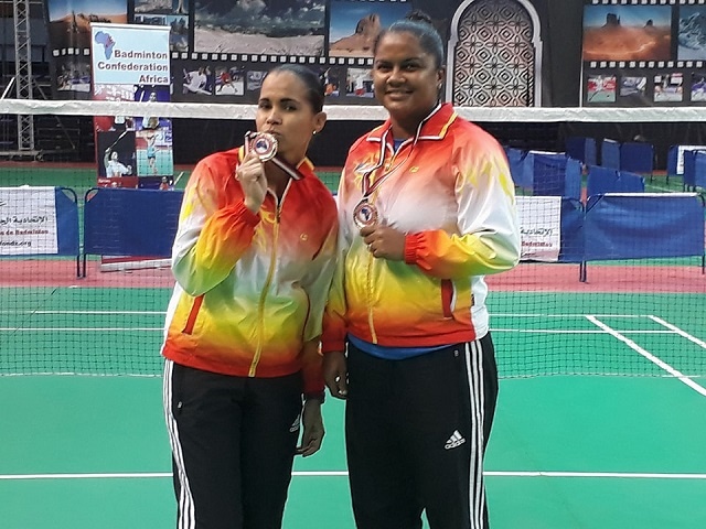 Seychelles wins gold in badminton women’s doubles in African championship