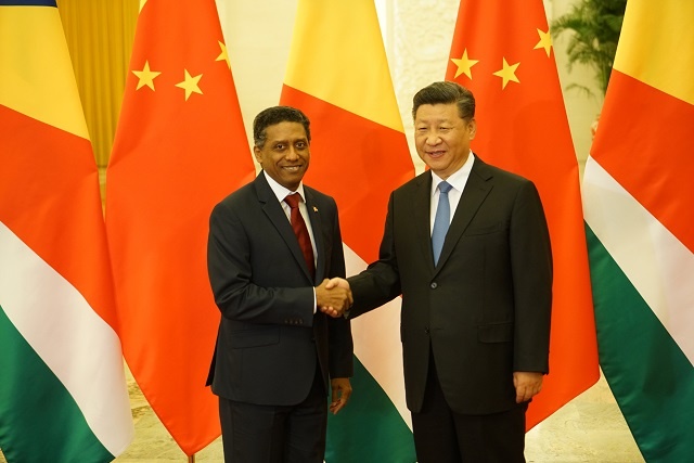 Seychelles and China sign agreements as president of island nation continues visit