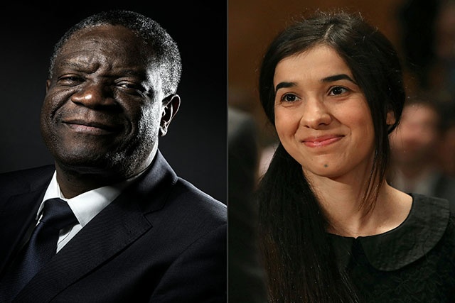 Le Nobel de la paix à deux héros de la lutte contre les violences sexuelles