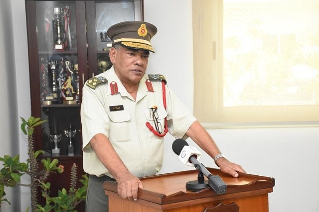 Chief of Seychelles Defence Forces retirement announced after 41 years of service