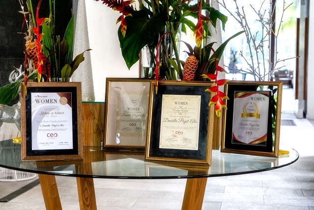 Three Seychellois women recognized for contributions in the island nation's development