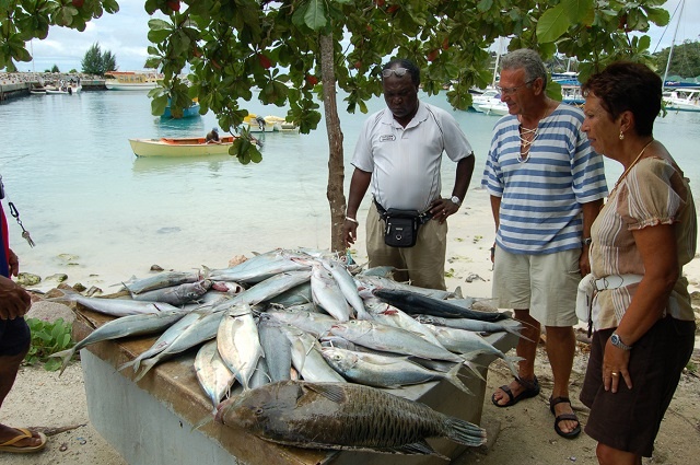 New fish market on Seychelles’ third island a boon for fishermen, consumers