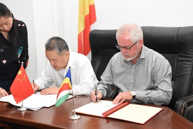 Seychelles and China sign two deals to advance trade between the nations