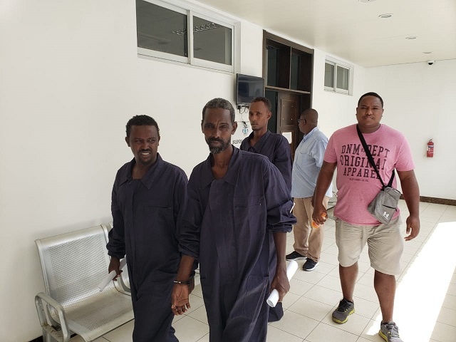 Seychelles Supreme Court charges 5 suspected Somali pirates